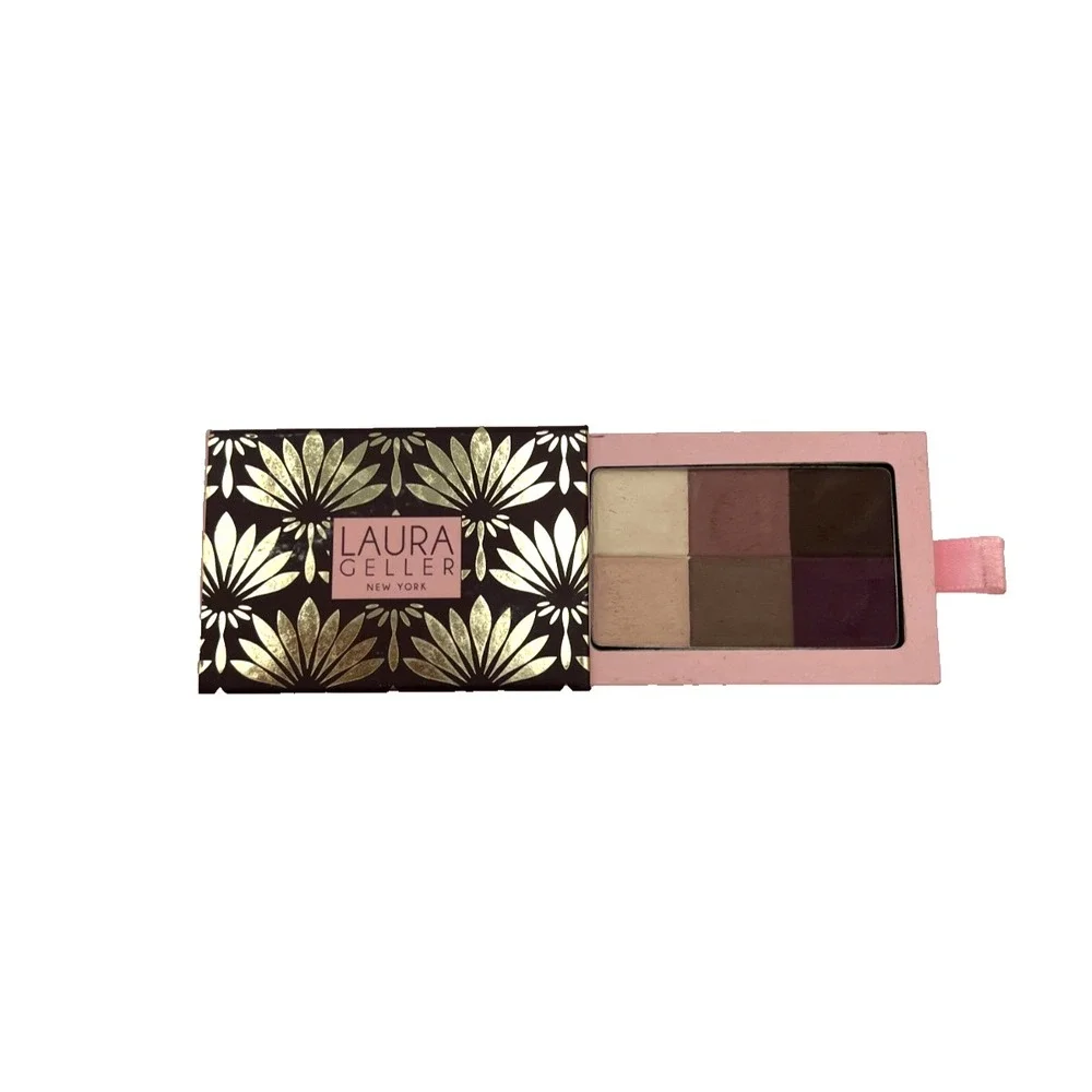 Laura Geller New York 6 Shade Eye Shadow‎ EyeColor Palette 0.35oz/10g - Damaged